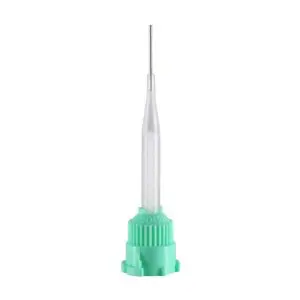 Clear Automix Tips with Bendable 19 Gauge Metal Cannula