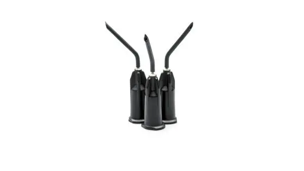 22 Gauge Black Prebent Black Dropper Tips